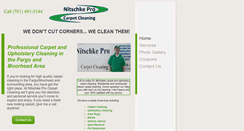 Desktop Screenshot of nitschkeprocarpetcleaning.com